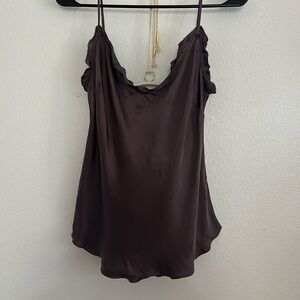 Brand new satin tank